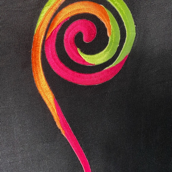 Vintage 1980’s/1990 Black Tunic Dress - Picture 5 of 6